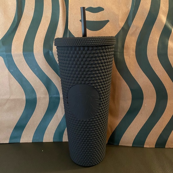 Starbucks Black Studded Matte Tumbler- 24oz